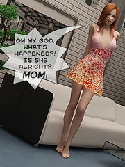 Eager mama shows her teenage daughter how to fuck with hung young stallions