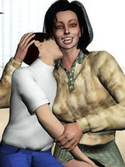 Two nymphomaniac sluts uncover the pleasures of wild incest cluster fucking